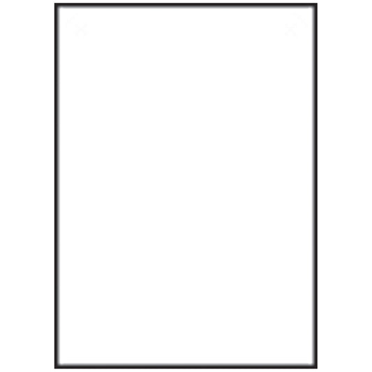 Single Ply Labels, White, 1,000/rl, 12 rl/bx