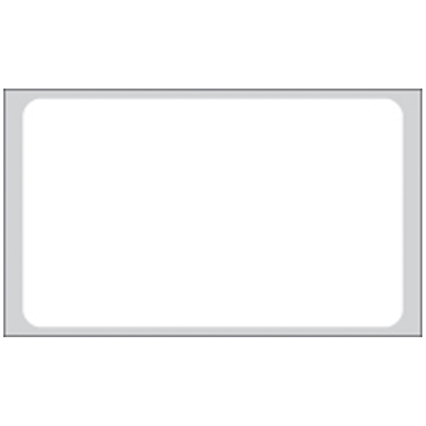 White Labels For General Purpose, 1_" x 2_", Smudgeproof Litho, Permanent Adhesive, Stripped-and-Perforated