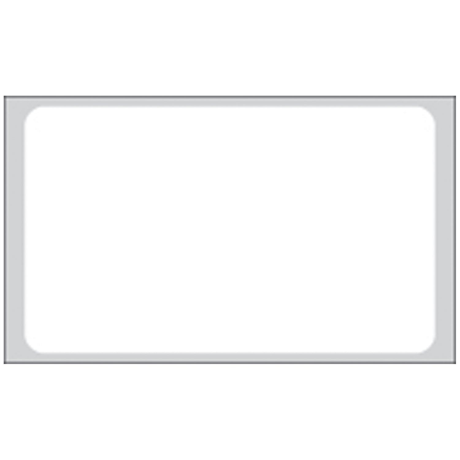 White Labels For General Purpose, 1_" x 2_", Smudgeproof Litho, Permanent Adhesive, Stripped-and-Perforated