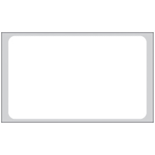 White Labels For General Purpose, 1_" x 2_", Smudgeproof Litho, Permanent Adhesive, Stripped-and-Perforated