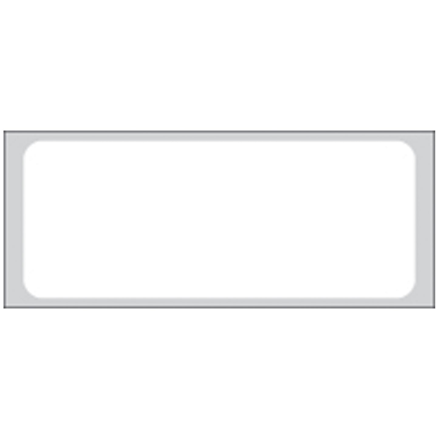 White Labels For General Purpose, 1" x 2_", Smudgeproof Litho, Permanent Adhesive, Stripped-and-Perforated