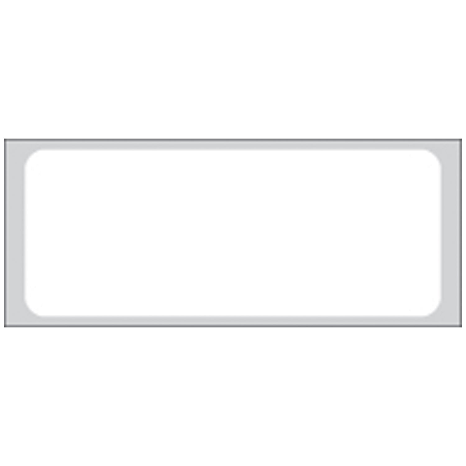 White Labels For General Purpose, 1" x 2_", Smudgeproof Litho, Permanent Adhesive, Stripped-and-Perforated