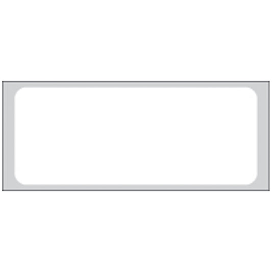 White Labels For General Purpose, 1" x 2_", Smudgeproof Litho, Permanent Adhesive, Stripped-and-Perforated