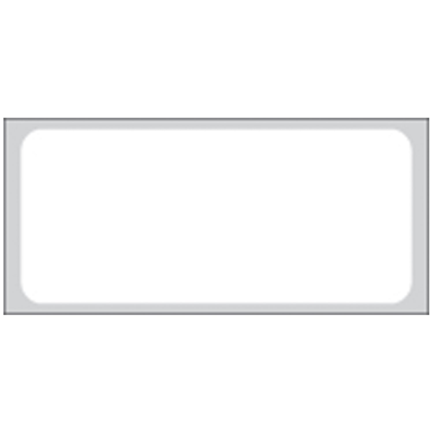 White Labels For General Purpose, 1" x 2_", Smudgeproof Litho, Permanent Adhesive, Stripped-and-Perforated