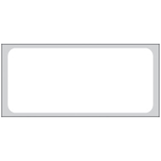 White Labels For General Purpose, 1" x 2_", Smudgeproof Litho, Permanent Adhesive, Stripped-and-Perforated