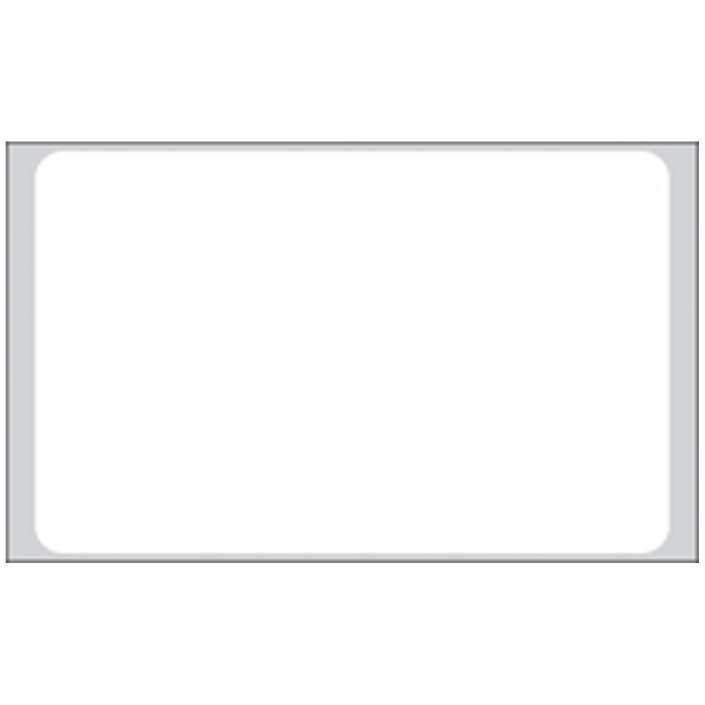 White Labels For General Purpose, 1_" x 2_", Smudgeproof Litho, Permanent Adhesive, Stripped-and-Perforated