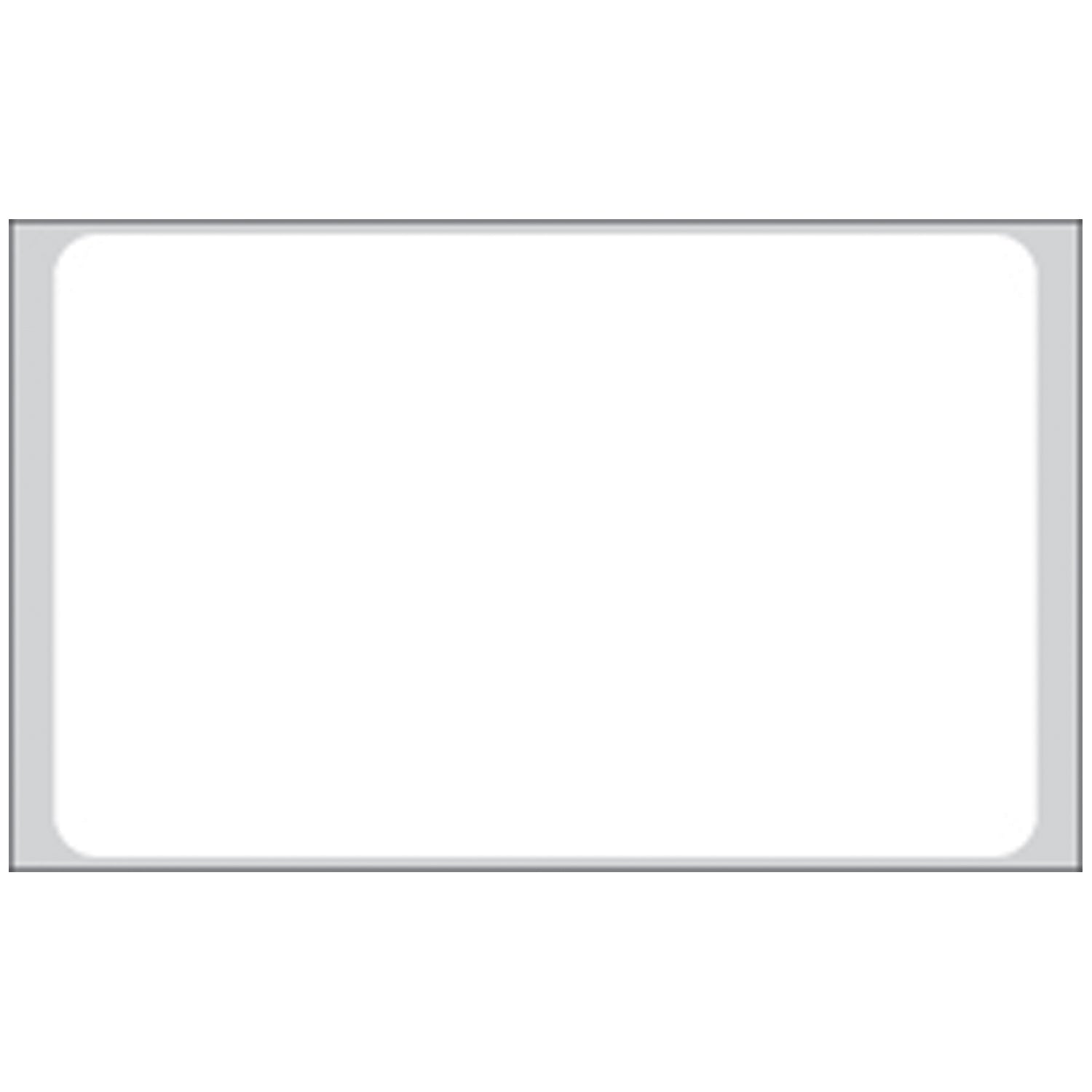 White Labels For General Purpose, 1_" x 2_", Smudgeproof Litho, Permanent Adhesive, Stripped-and-Perforated