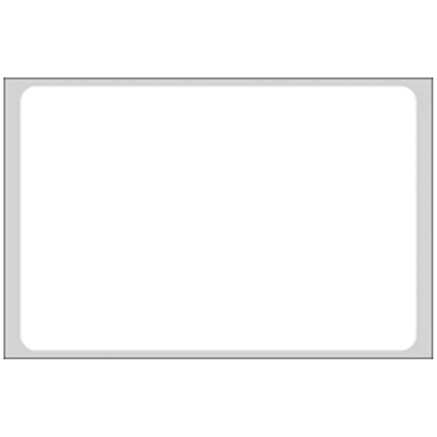 White Labels For General Purpose, 2" x 3", Smudgeproof Litho, Permanent Adhesive, Stripped-and-Perforated