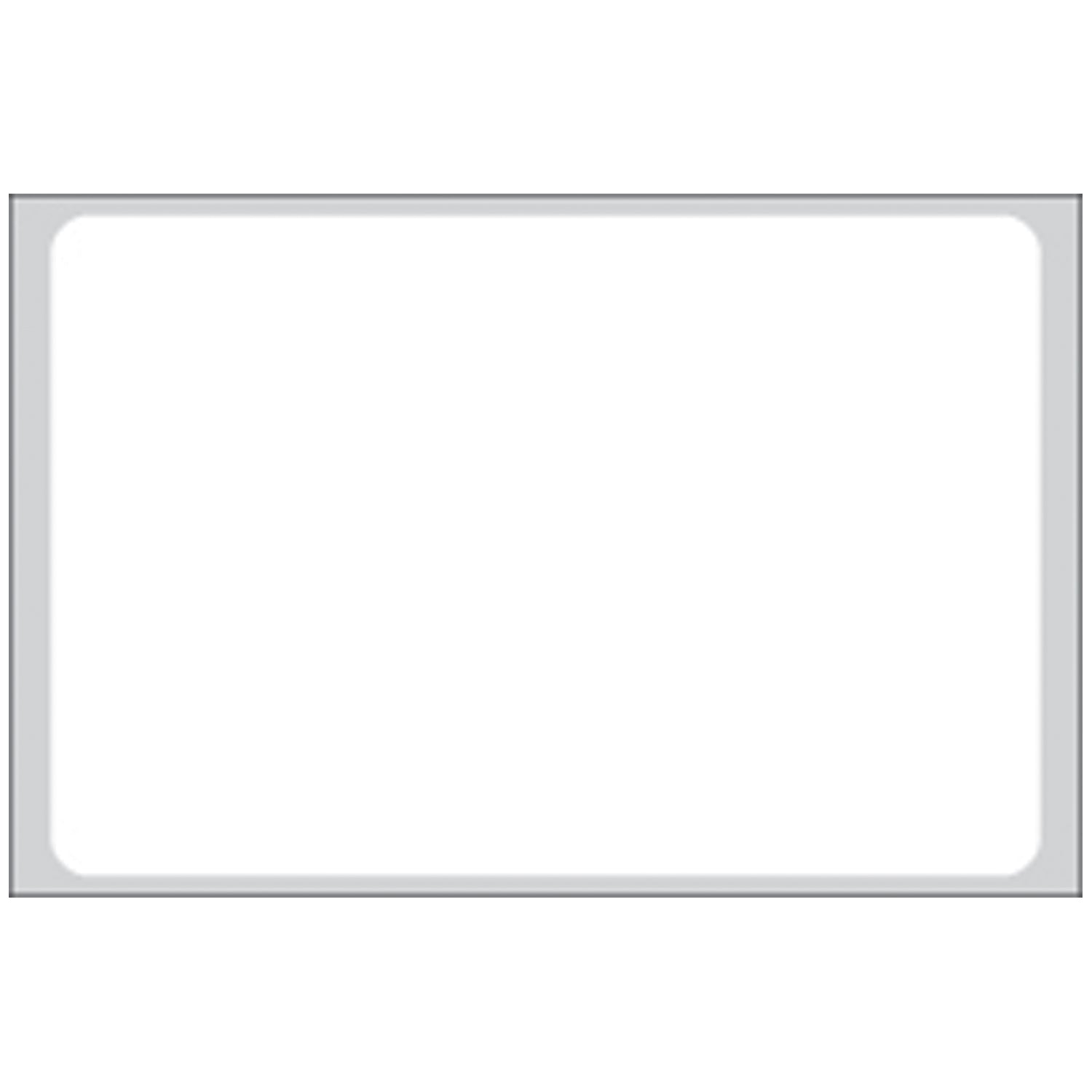 White Labels For General Purpose, 2" x 3", Smudgeproof Litho, Permanent Adhesive, Stripped-and-Perforated