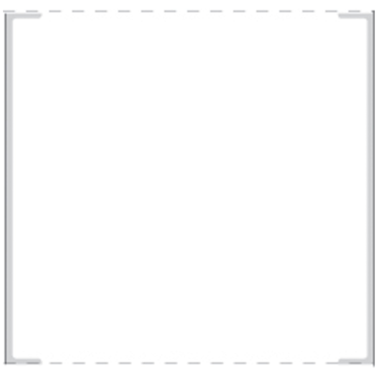 Cerner Coated Thermal Label with Notch, 1" x 3", White