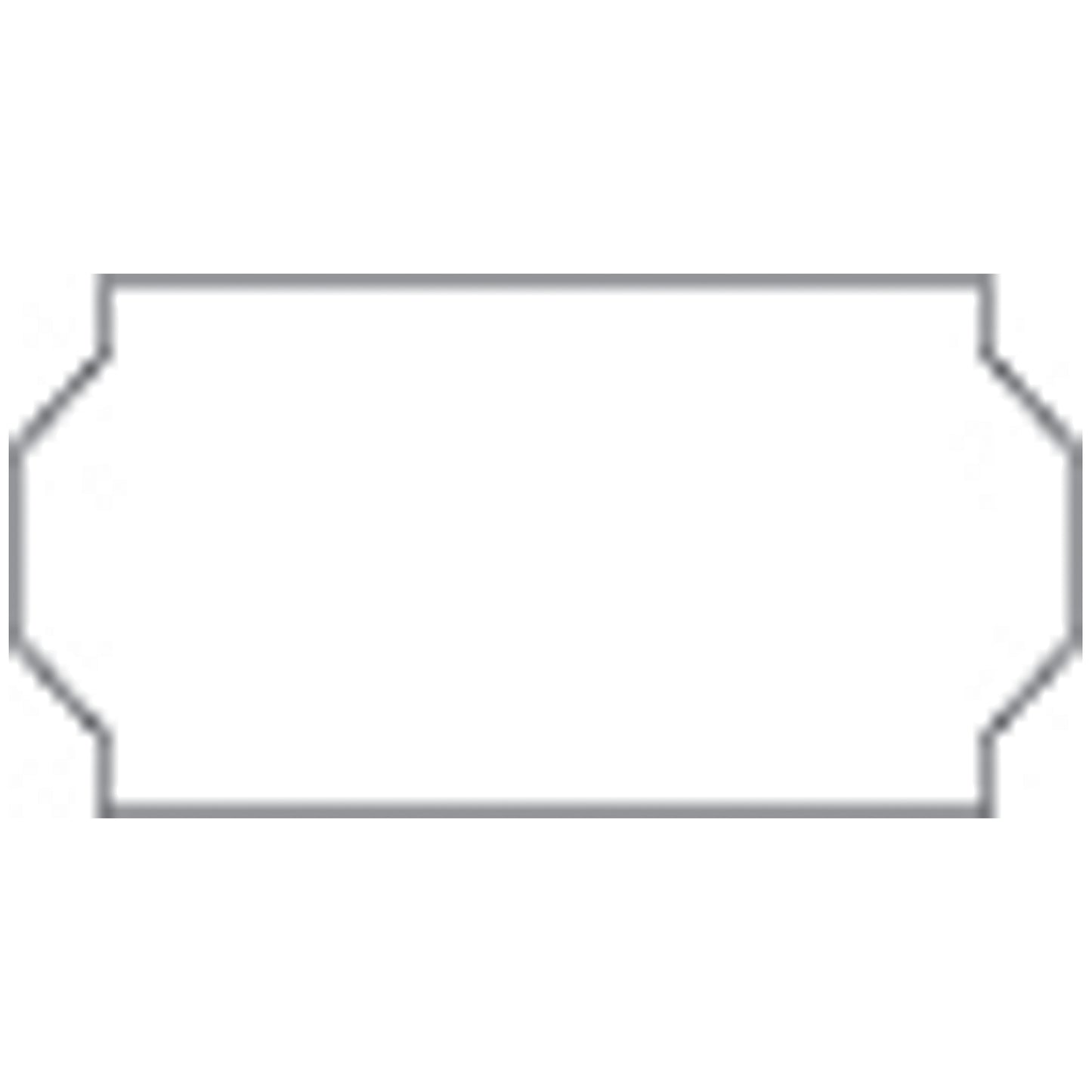 White Labels, Blank, Single Ply, Permanent Adhesive, Min. Order: 6 Rolls, 1,500/rl