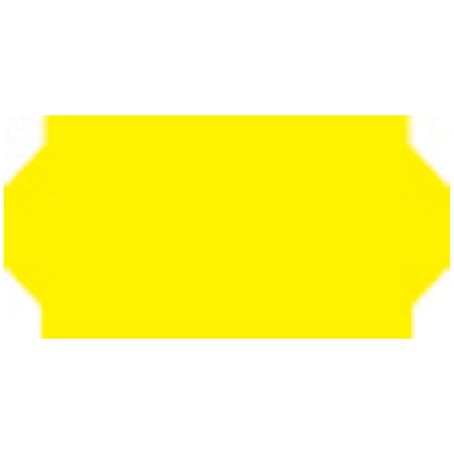Yellow Labels, Blank, Single Ply, Permanent Adhesive, Min. Order: 6 Rolls, 1,500/rl