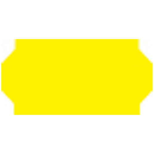 Yellow Labels, Blank, Single Ply, Permanent Adhesive, Min. Order: 6 Rolls, 1,500/rl