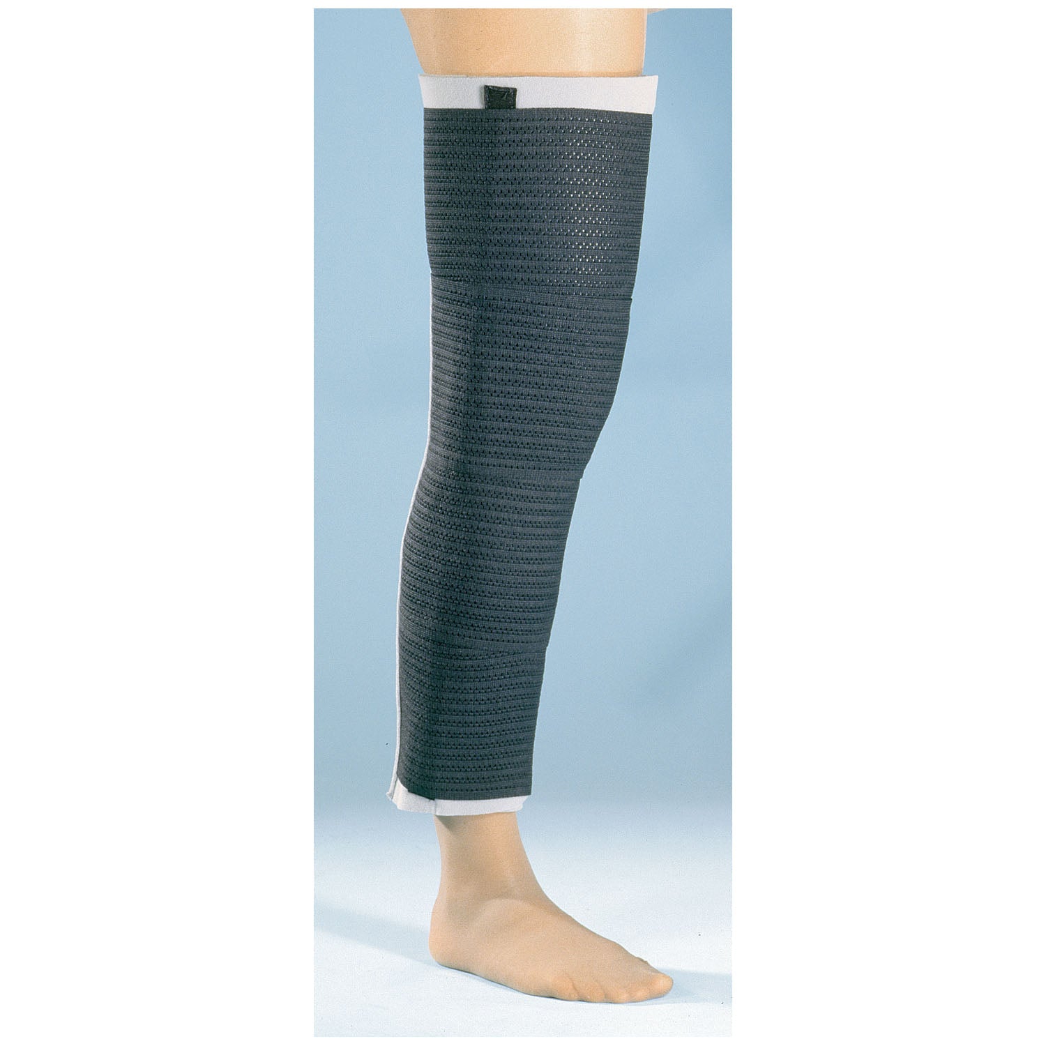 Compression Knee Dressing, 16"L, 29" Thigh Circumference, Contoured Stays, Universal Size