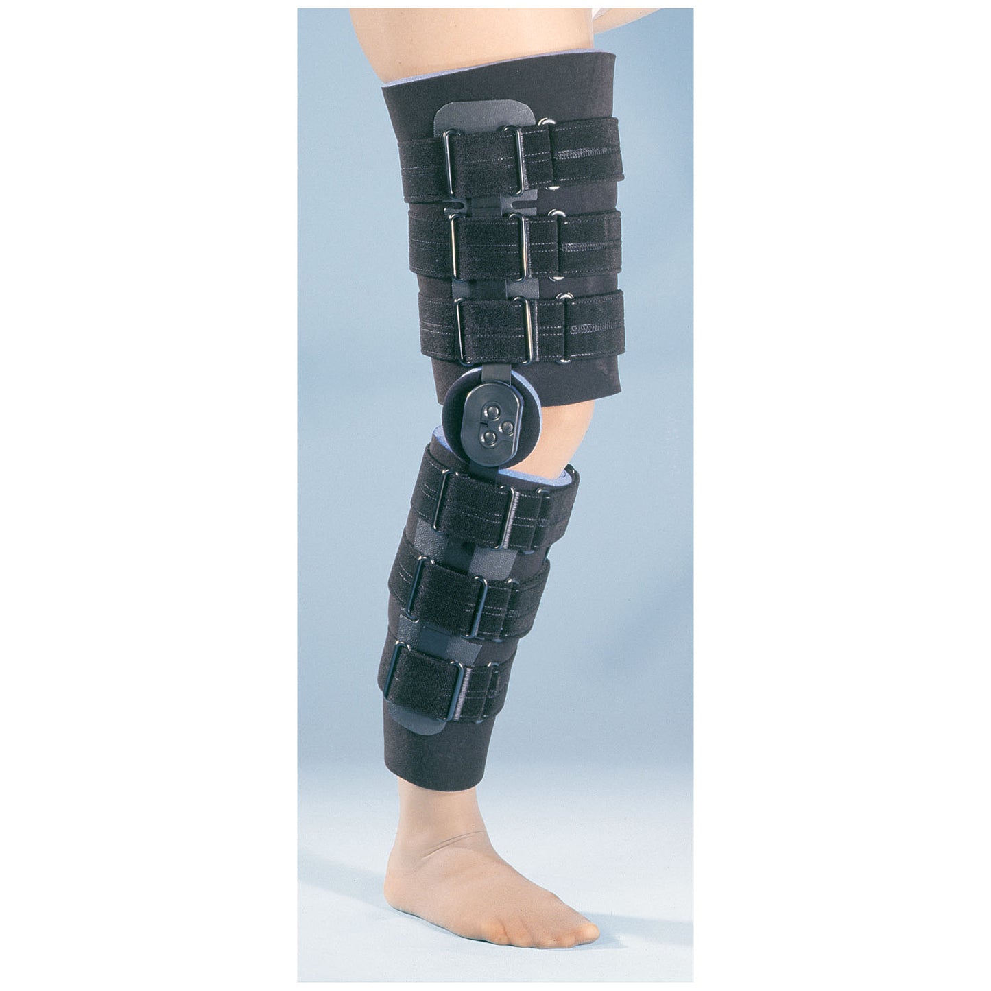 Knee/ Leg Brace, Hinged, 26"L, 36" Thigh, Universal, Long