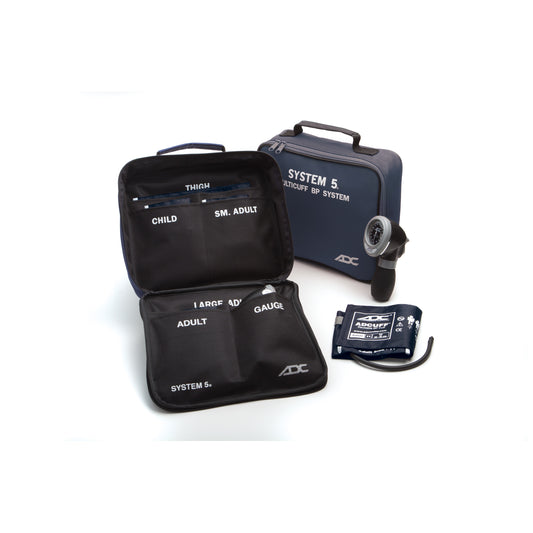 5 Cuff Blood Pressure (BP) System, Navy, Latex Free (LF)
