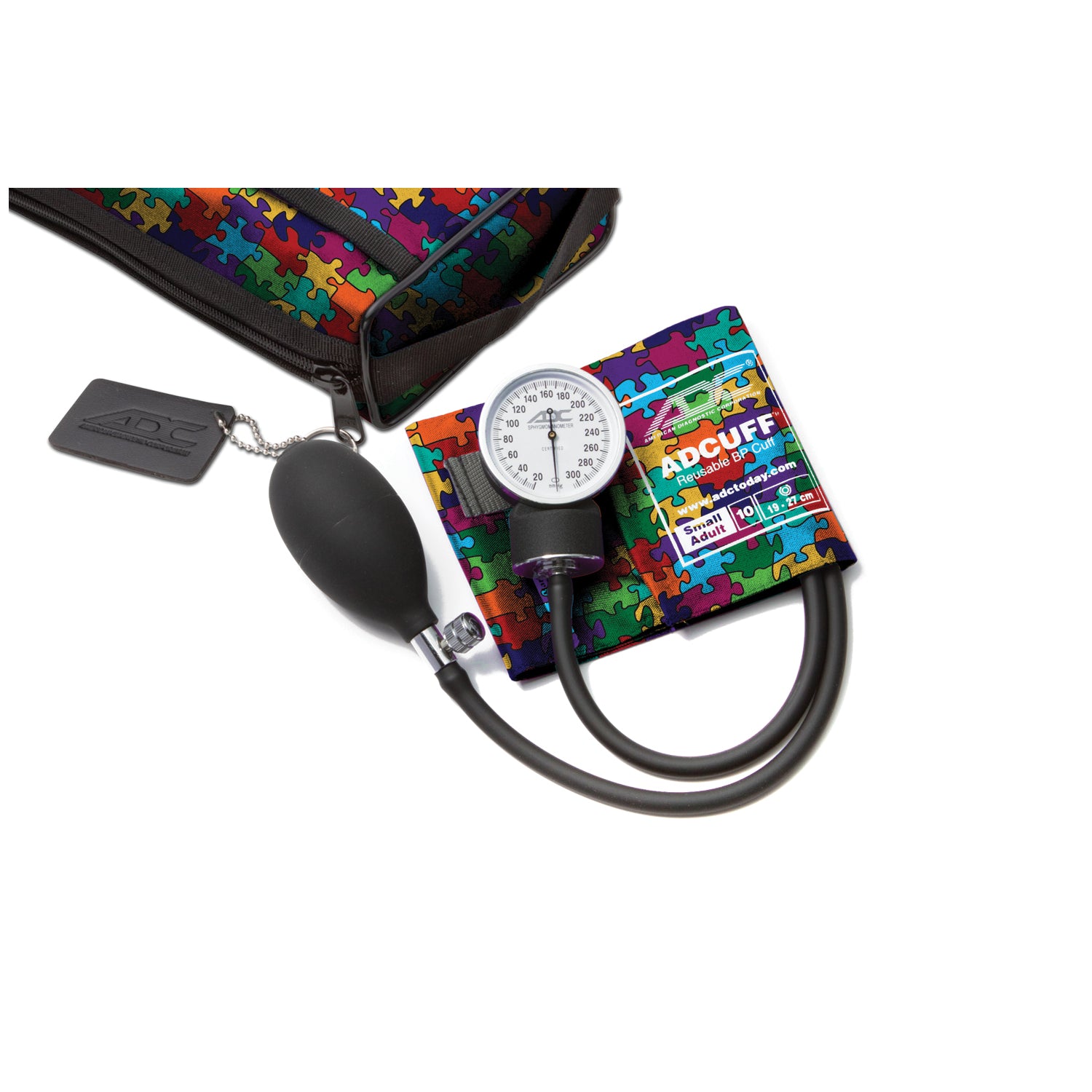 Small Adult Aneroid, Puzzle Pieces, Dix Case, Latex Free (LF)