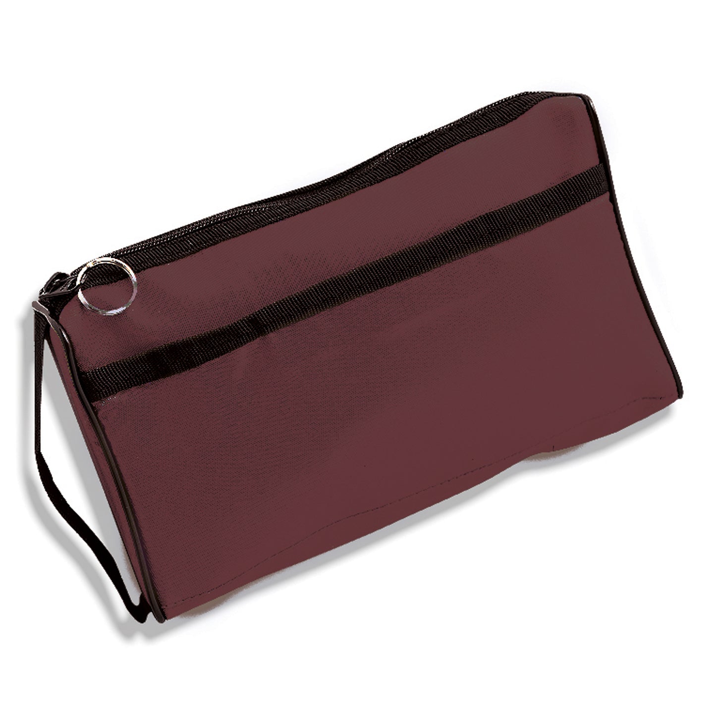 Premium Nylon Zipper Case, Burgundy
