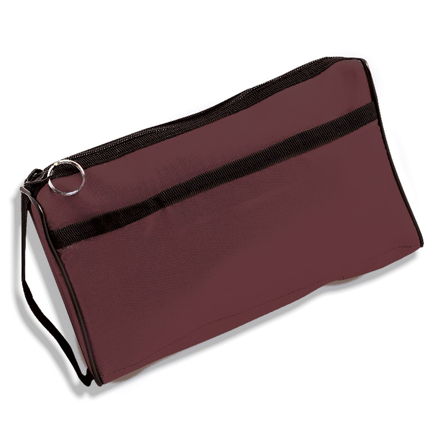 Premium Nylon Zipper Case, Burgundy