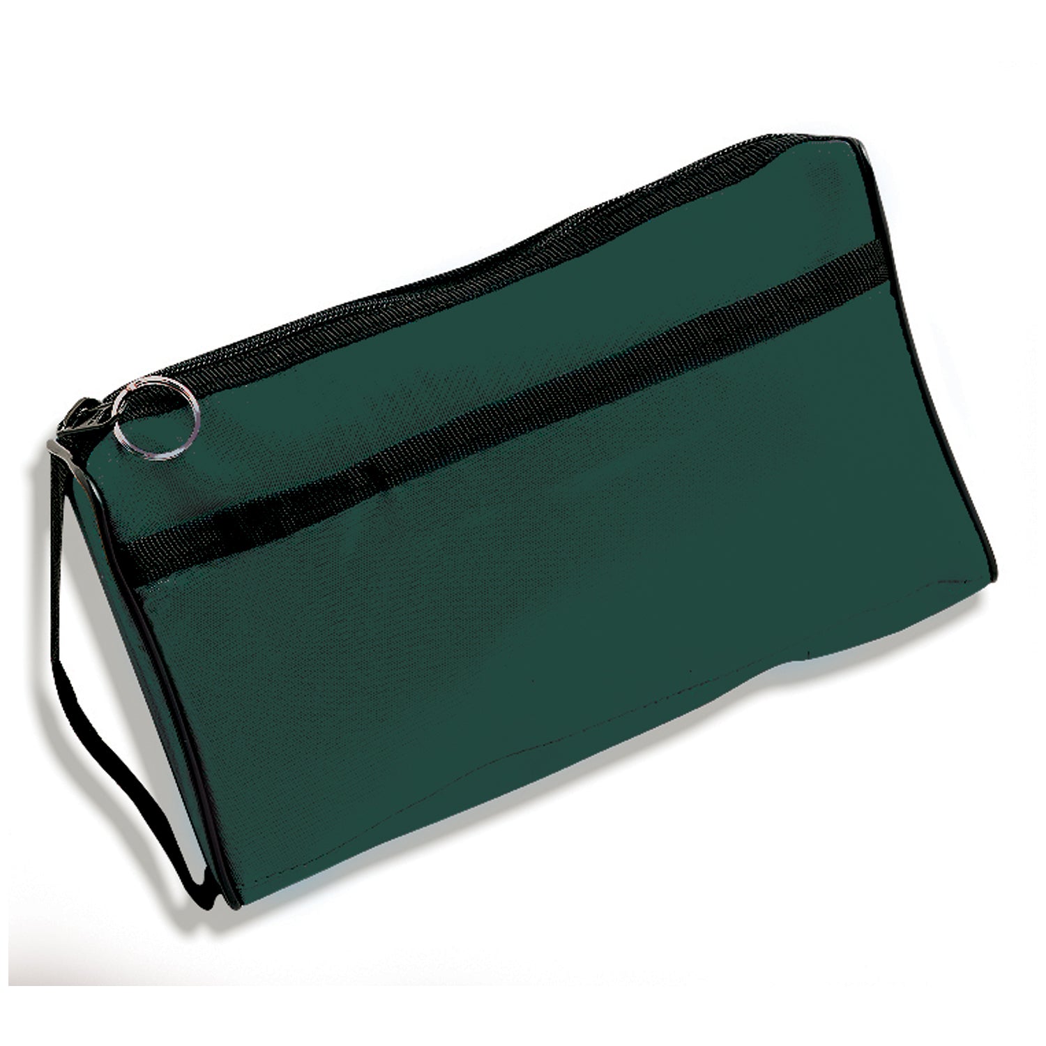 Premium Nylon Zipper Case, Dark Green
