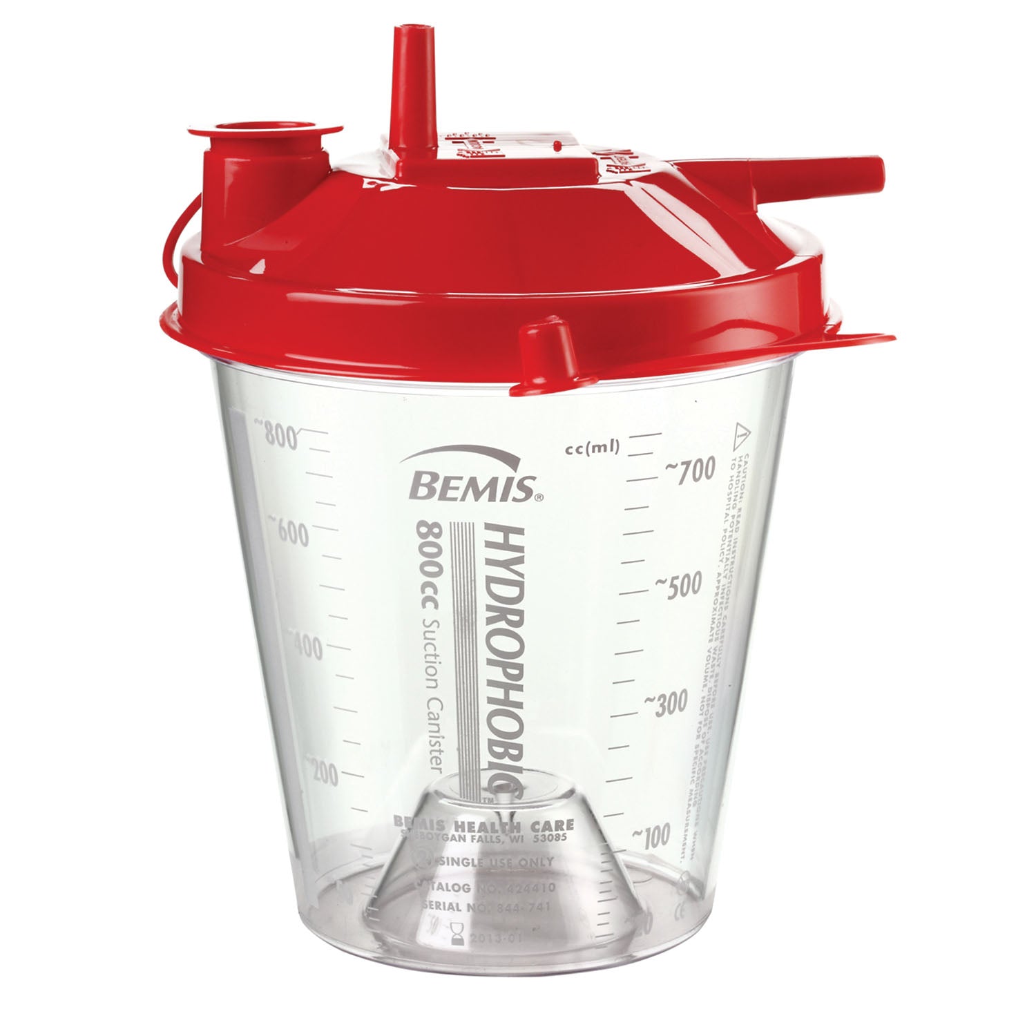 Suction Canister, 800cc, 100/cs