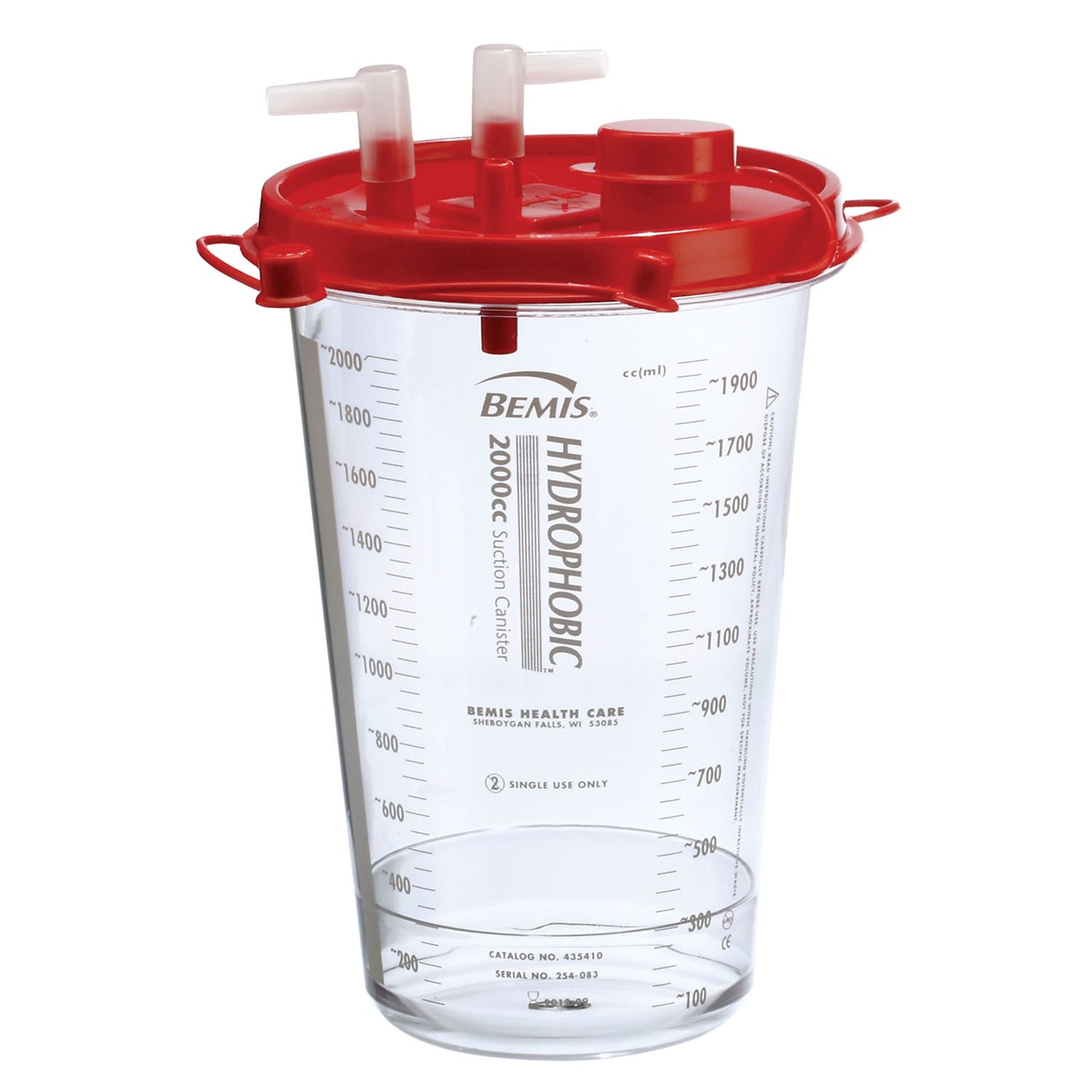 Suction Canister, 2000cc, 48/cs