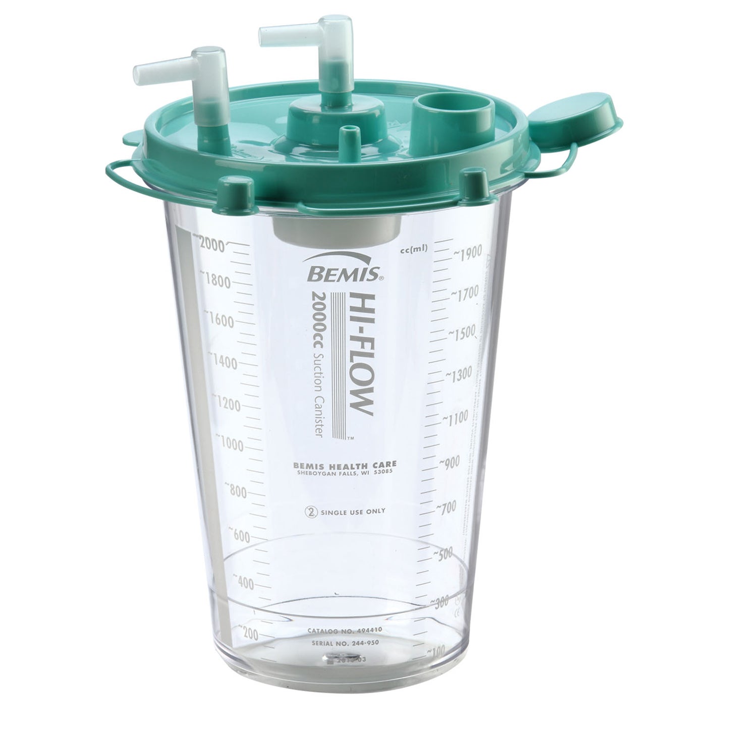 Suction Canister, 2000cc, 48/cs