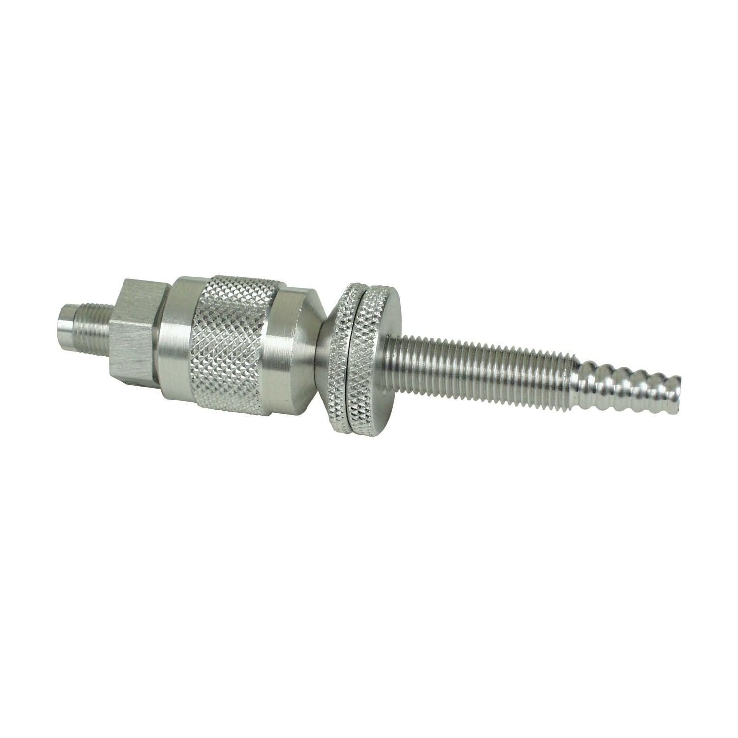 Male 1/8" N.P.T. x DISS x Universal Tubing Barb