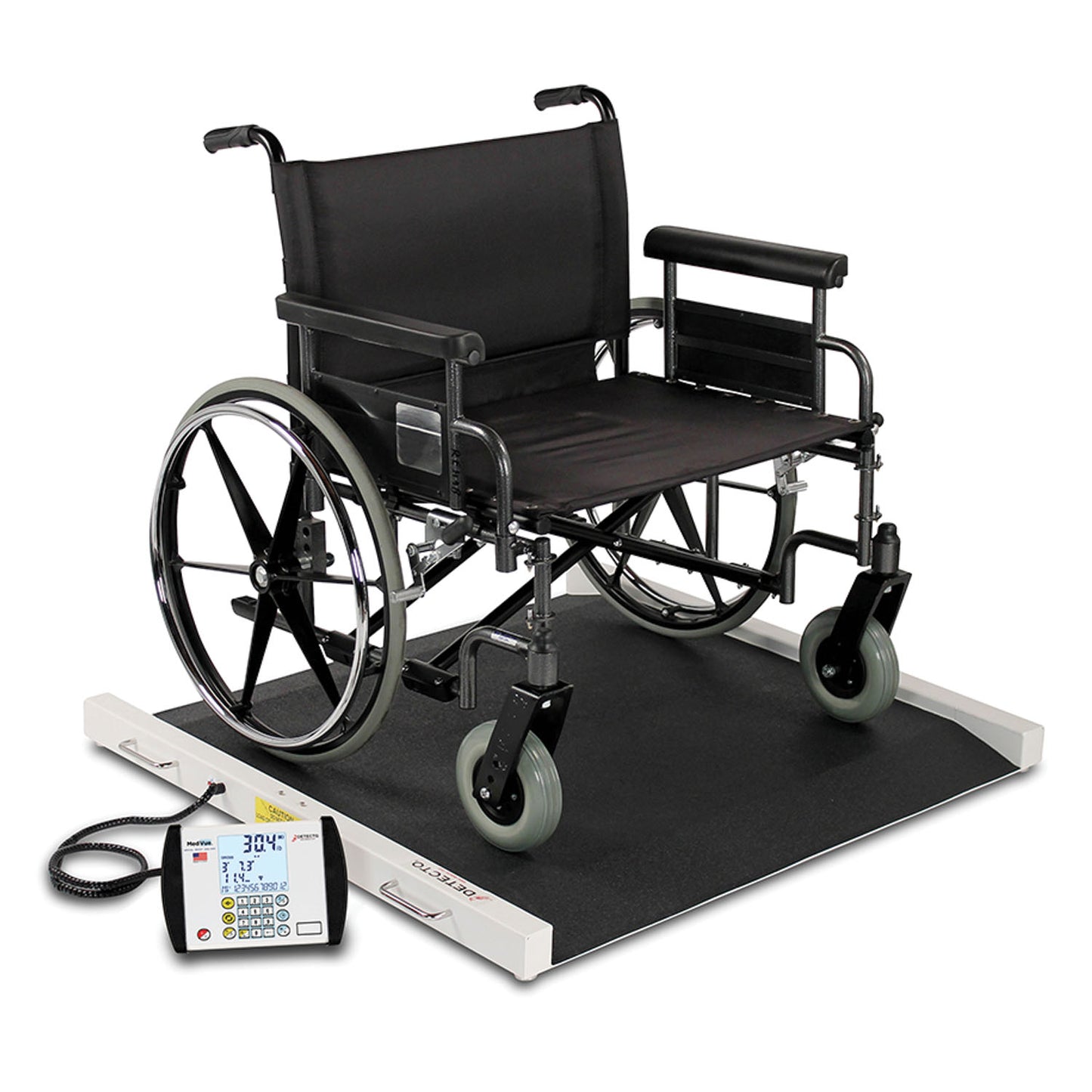 Wheelchair Scale, Portable, Digital, 1000 lb x .2 lb / 450 kg x .1 kg, 40x30 Platform (DROP SHIP ONLY)