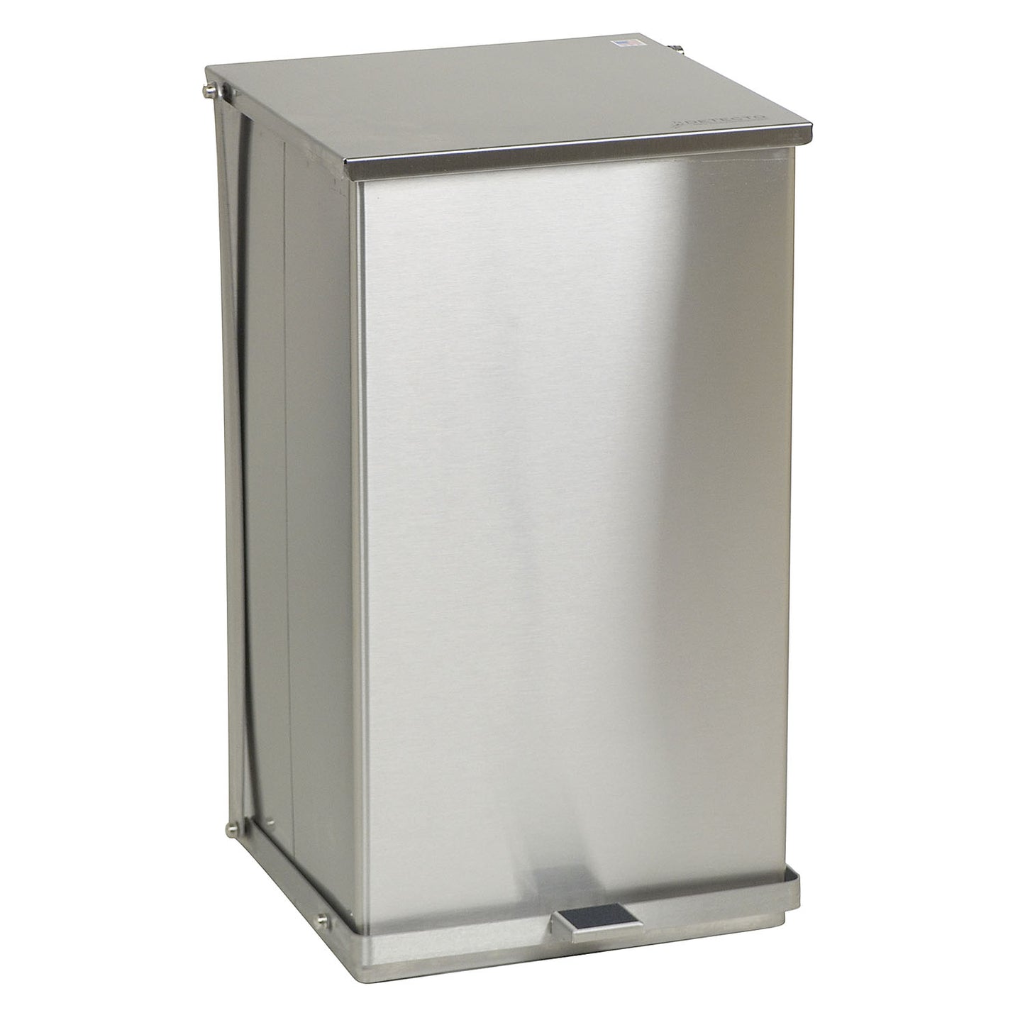 Step-On Can, 100 Qt, Stainless Steel (DROP SHIP ONLY)