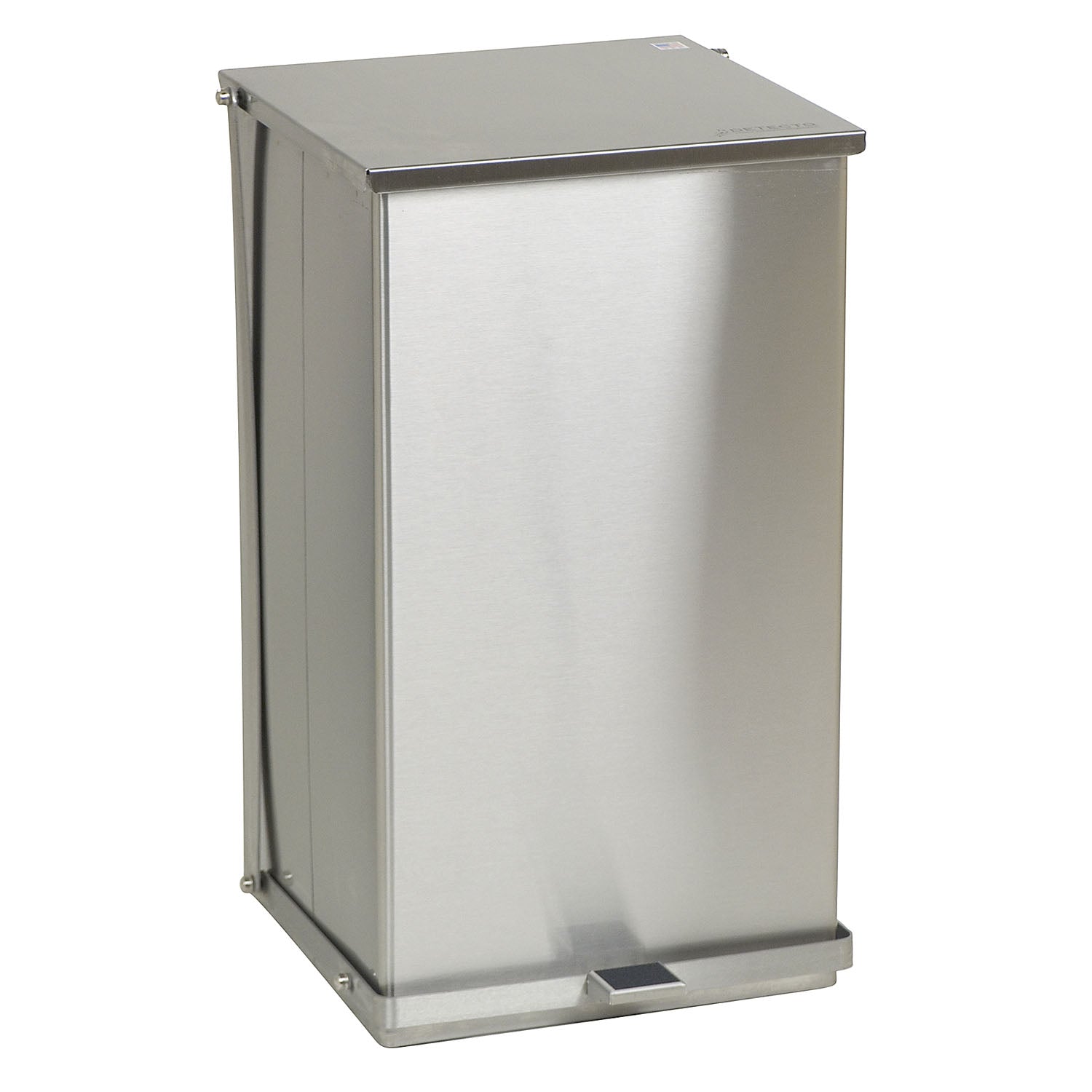 Step-On Can, 100 Qt, Stainless Steel (DROP SHIP ONLY)