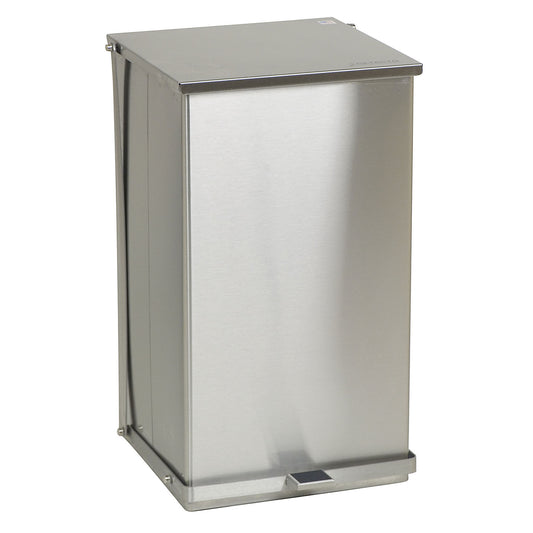 Step-On Can, 100 Qt, Stainless Steel (DROP SHIP ONLY)