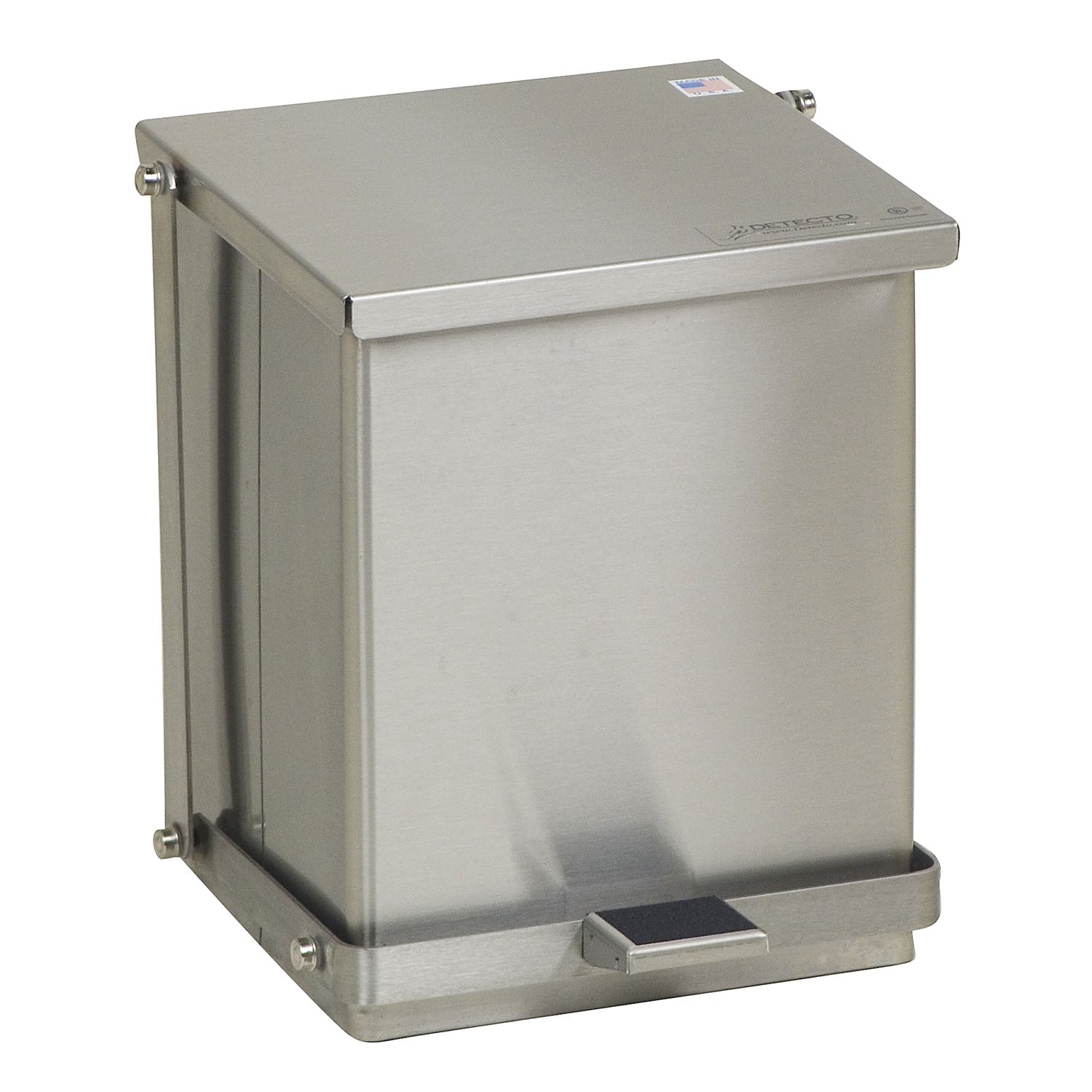 Step-On Can, 24 Qt, Stainless Steel (DROP SHIP ONLY)