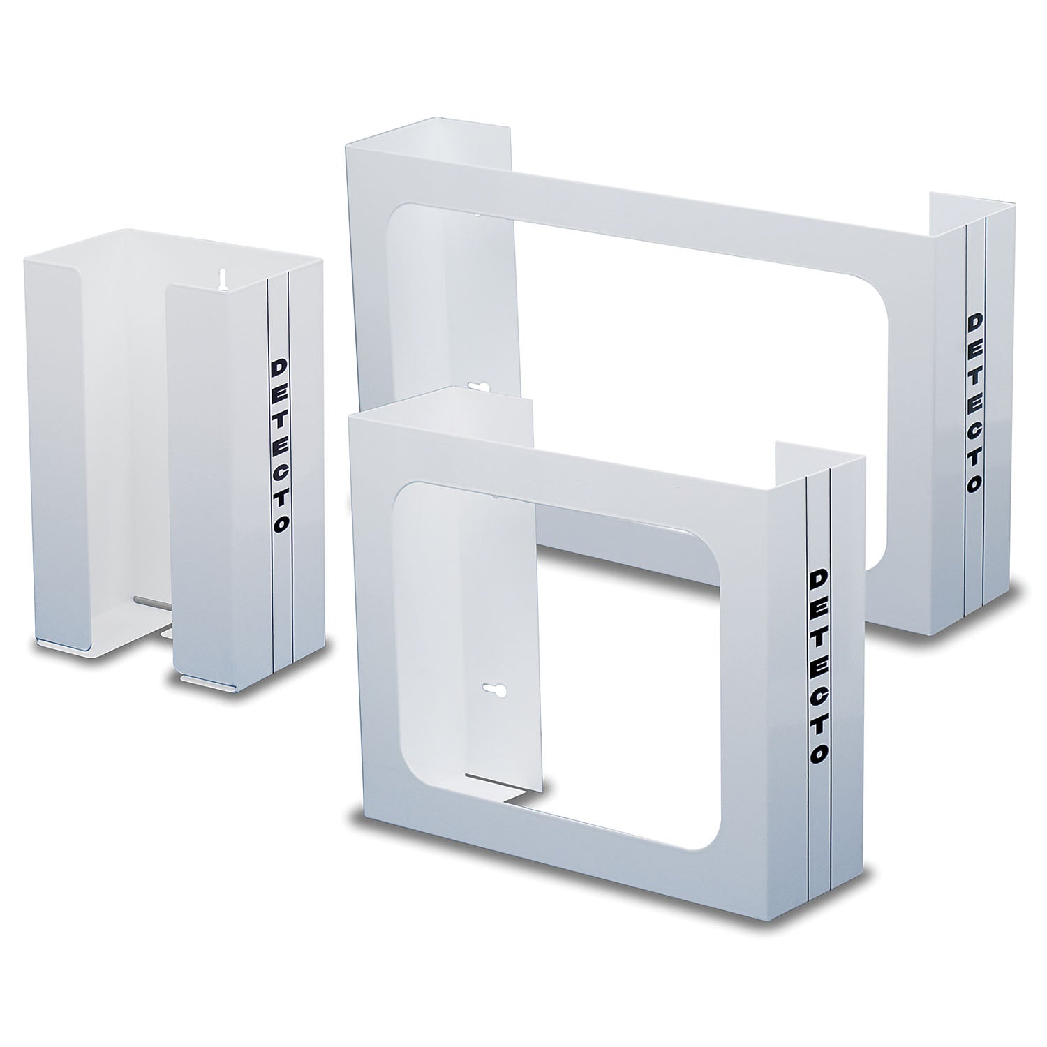Glove Box Holder, Wall Mount, 1 Box, White (DROP SHIP ONLY)