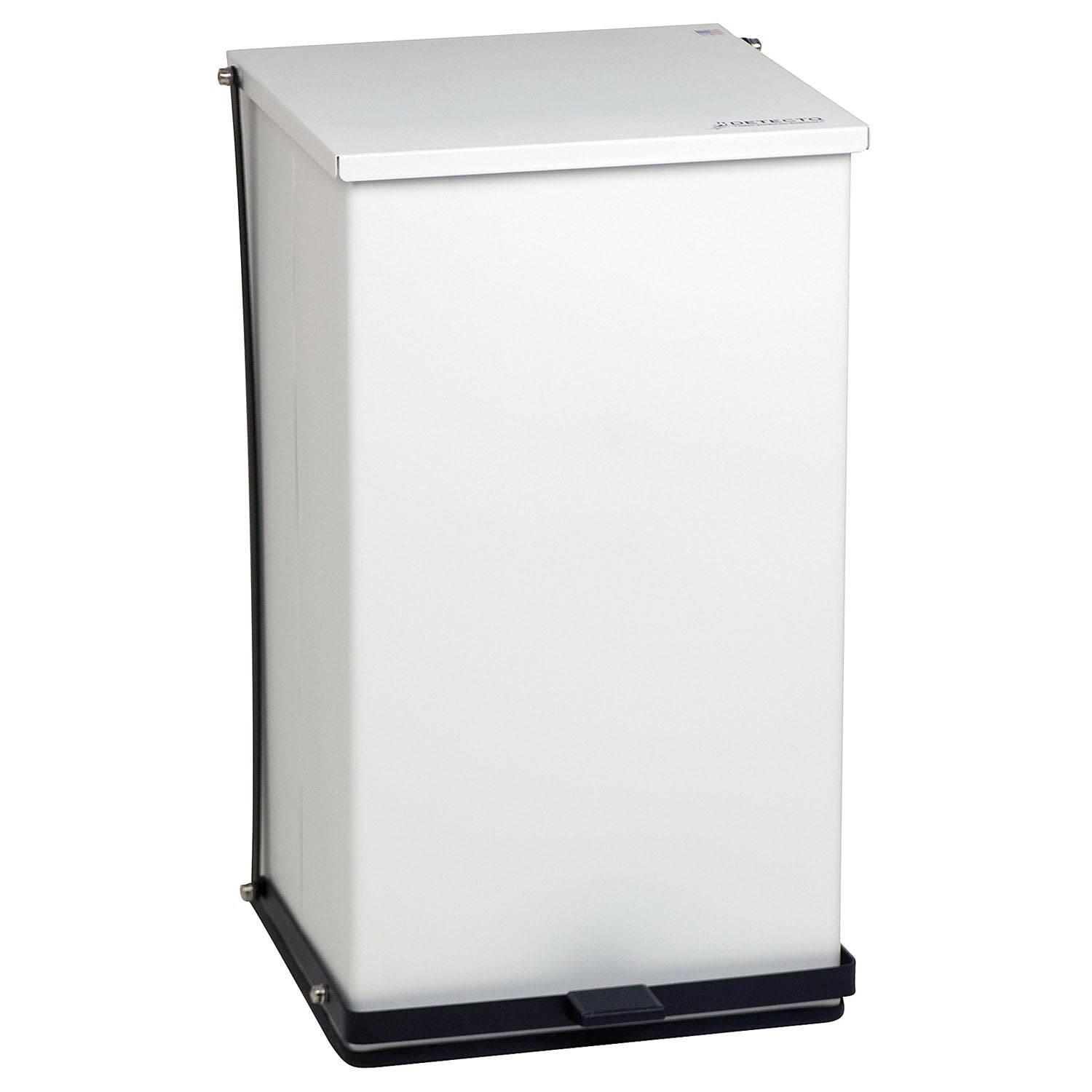 Step-On Can, 100 Qt, White (DROP SHIP ONLY)