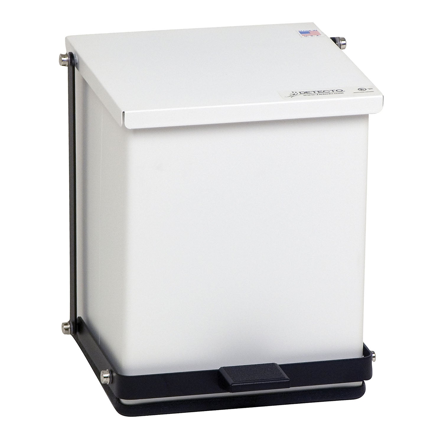 Step-On Can, 16 Qt, White (DROP SHIP ONLY)
