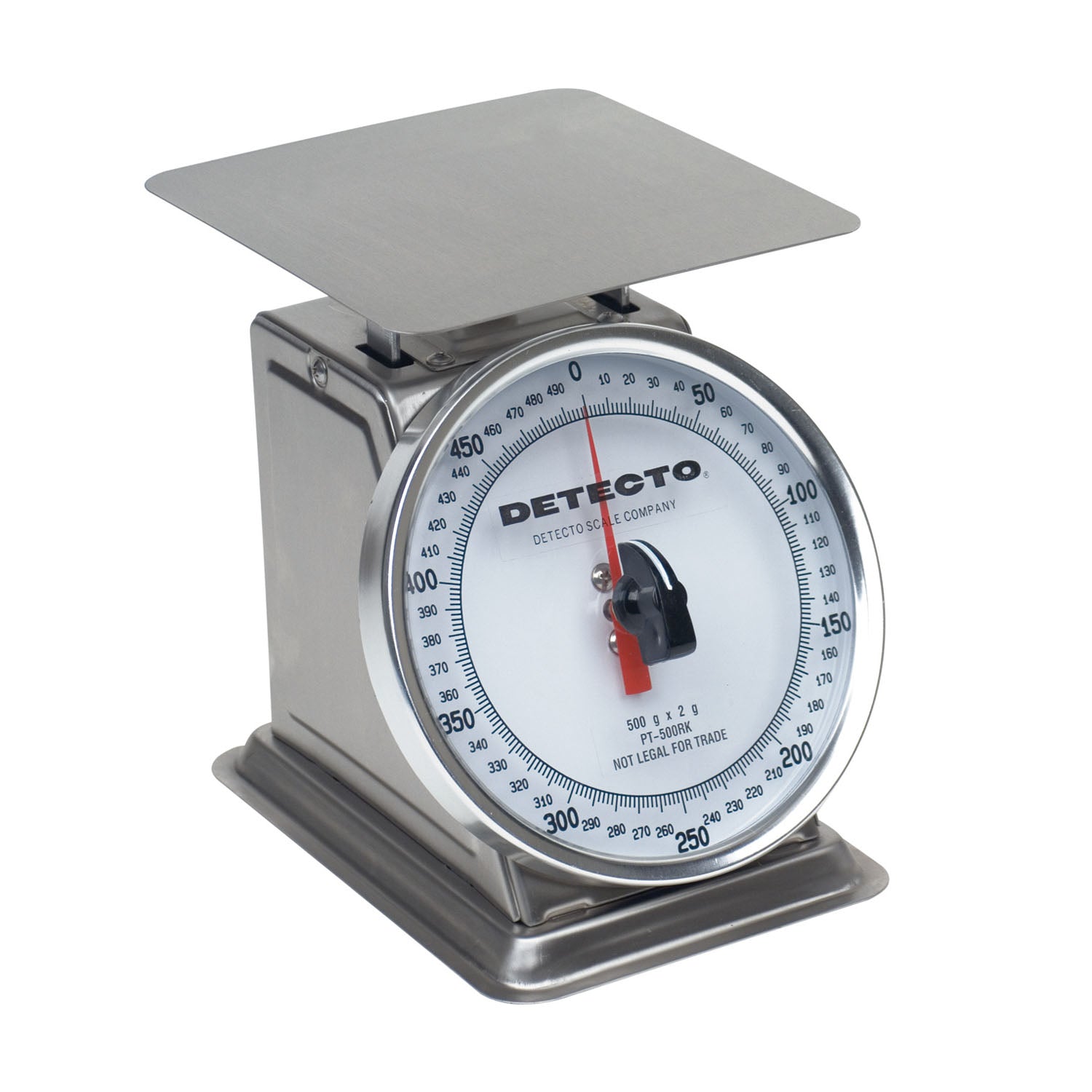 Top Loading Rotating Dial Scale, 5.75" X 5.75", 500 Gram Capacity, Stainless Steel (DROP SHIP ONLY)