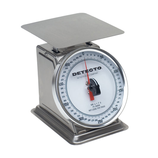 Top Loading Rotating Dial Scale, 5.75" X 5.75", 500 Gram Capacity, Stainless Steel (DROP SHIP ONLY)