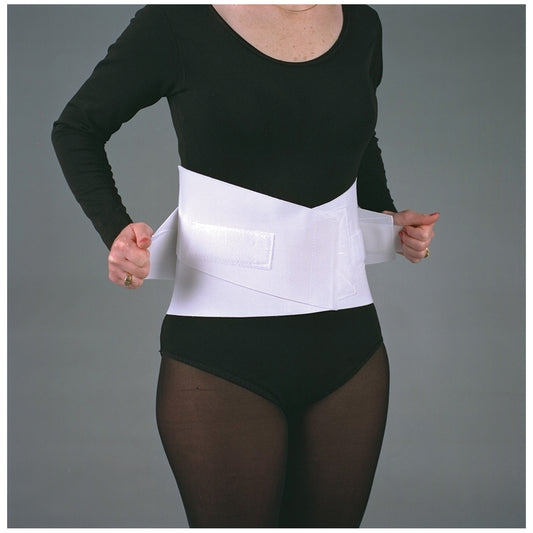 Dura-Foam Back Support, White, Regular 32"-46"