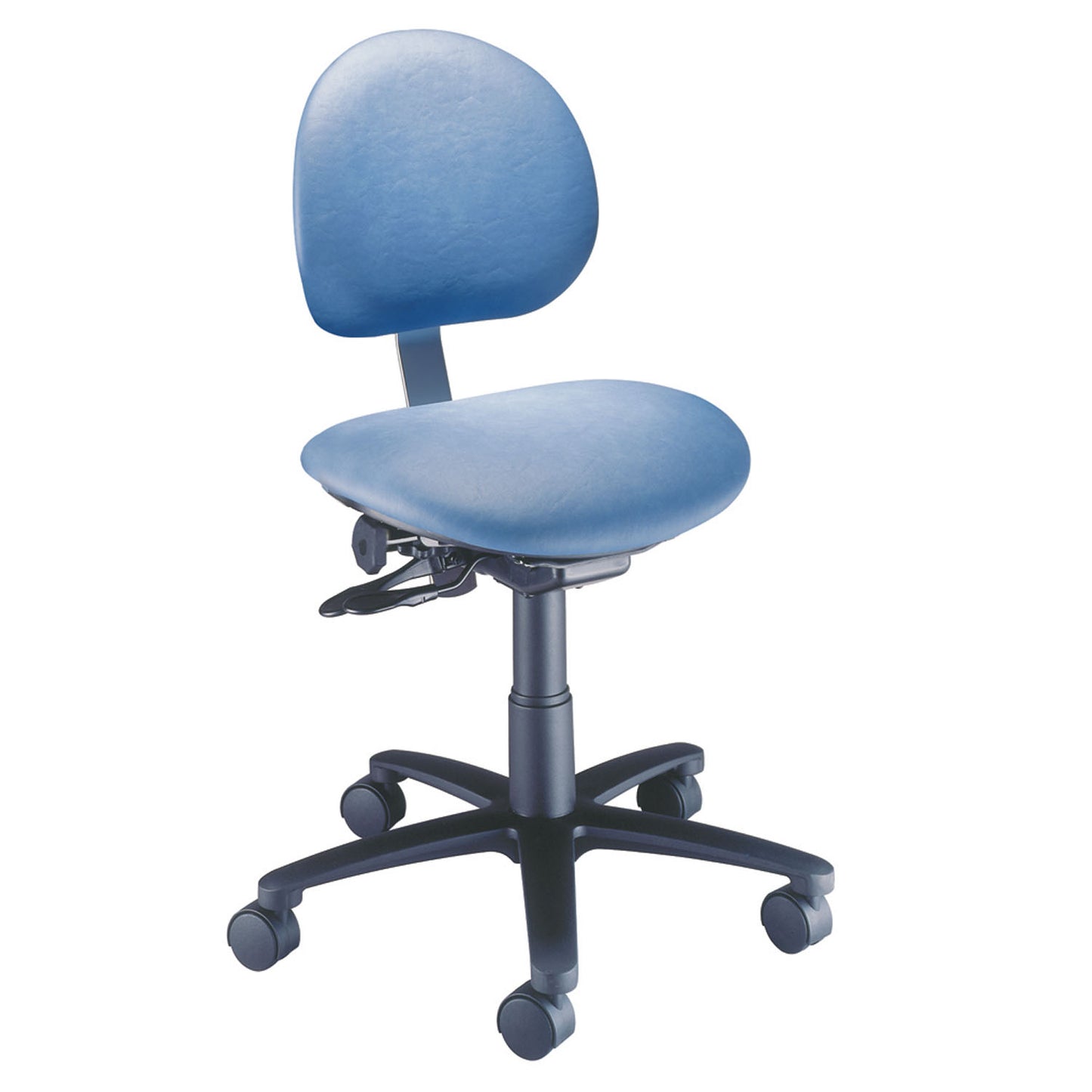 Task Stool, Pneumatic, Synchronized Back/ Seat Tilt, No Arms