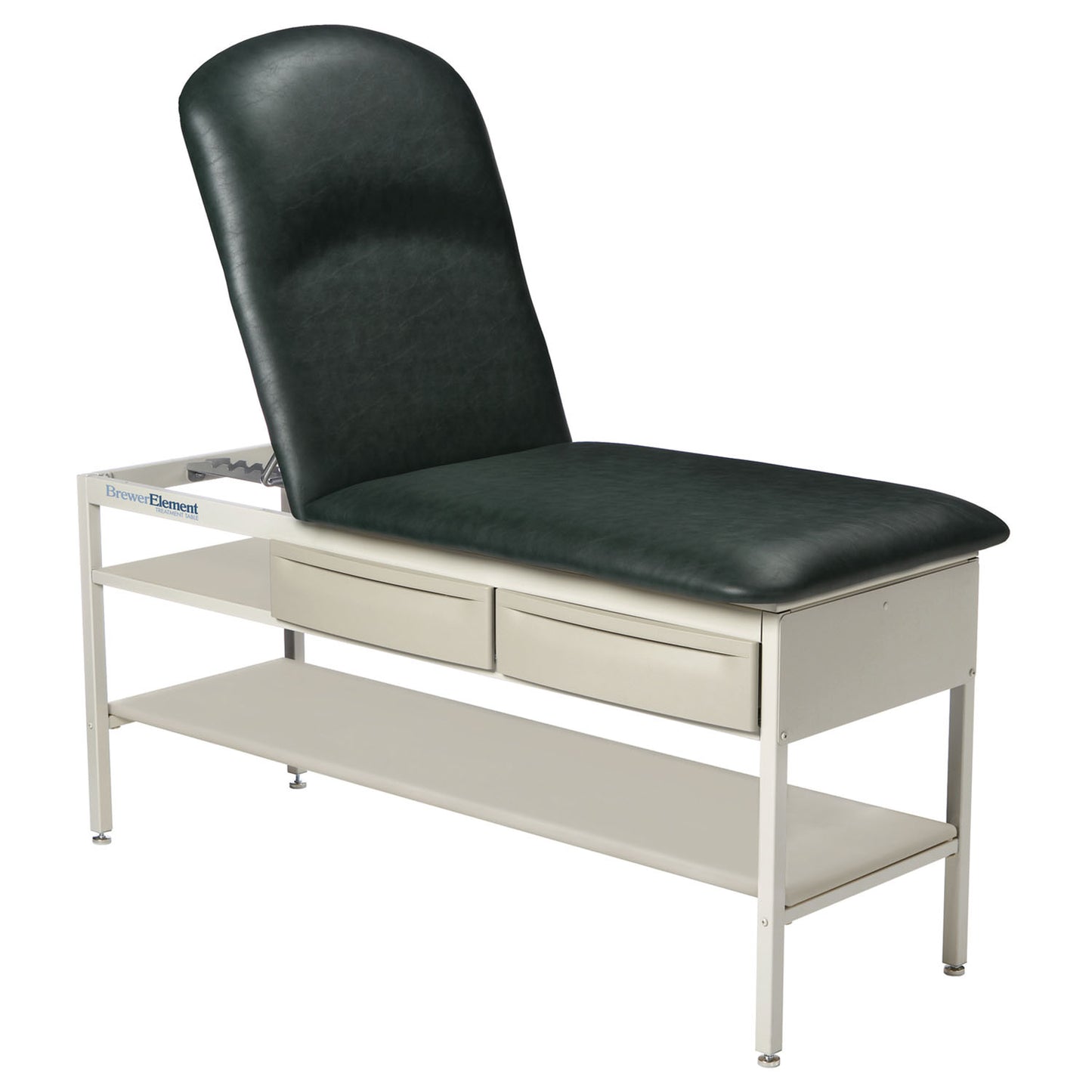 Element Treatment Table Model 2210, Frame, Shelf & Drawers with Flat Upholstery Top, Special Color