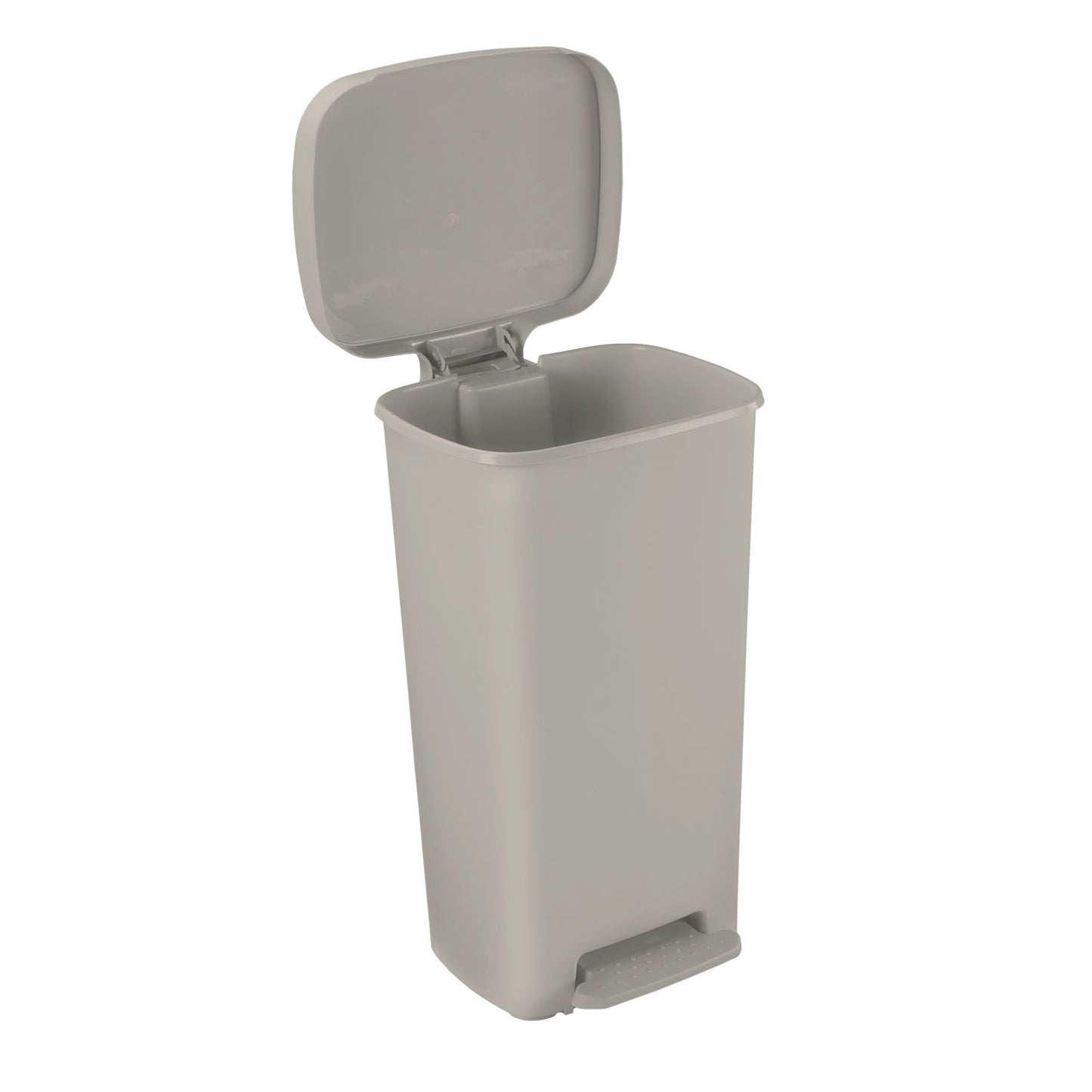 Waste Can, 52 Qt, Rectangular, Beige