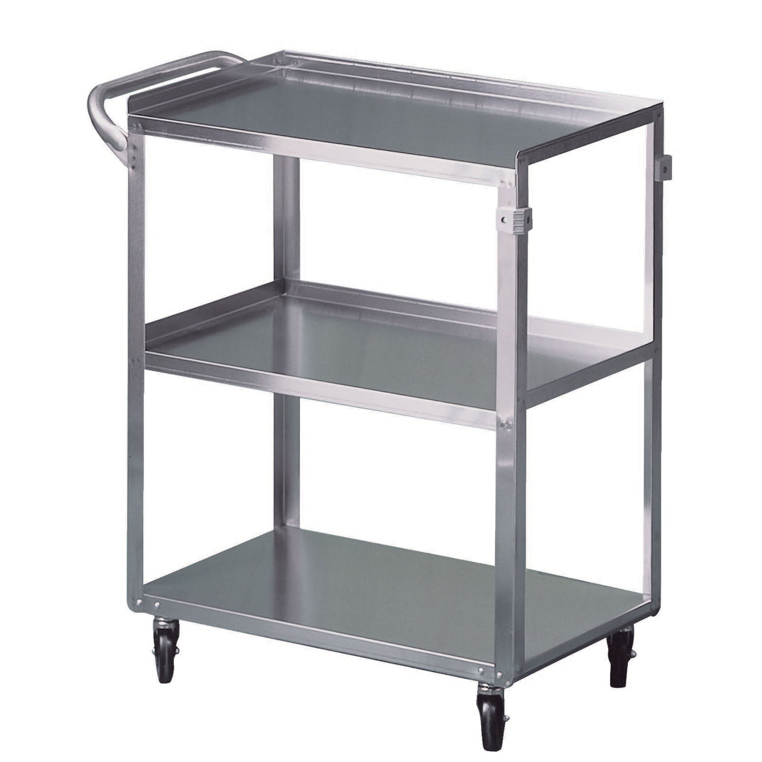 Utility Cart, Stainless Steel, All Purpose, 300 lb Capacity