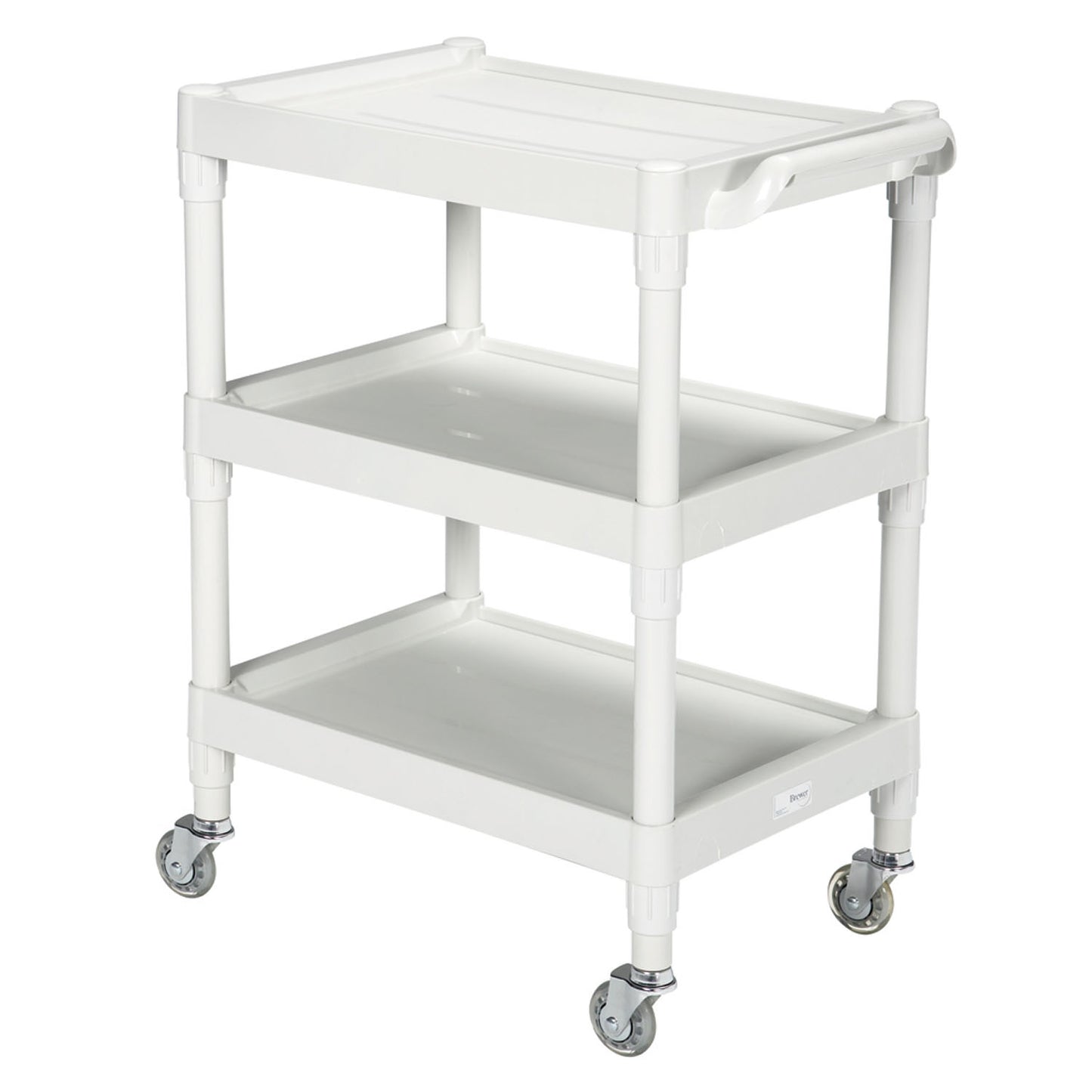 Utility Cart, ABS Plastic, 200 lb Capacity