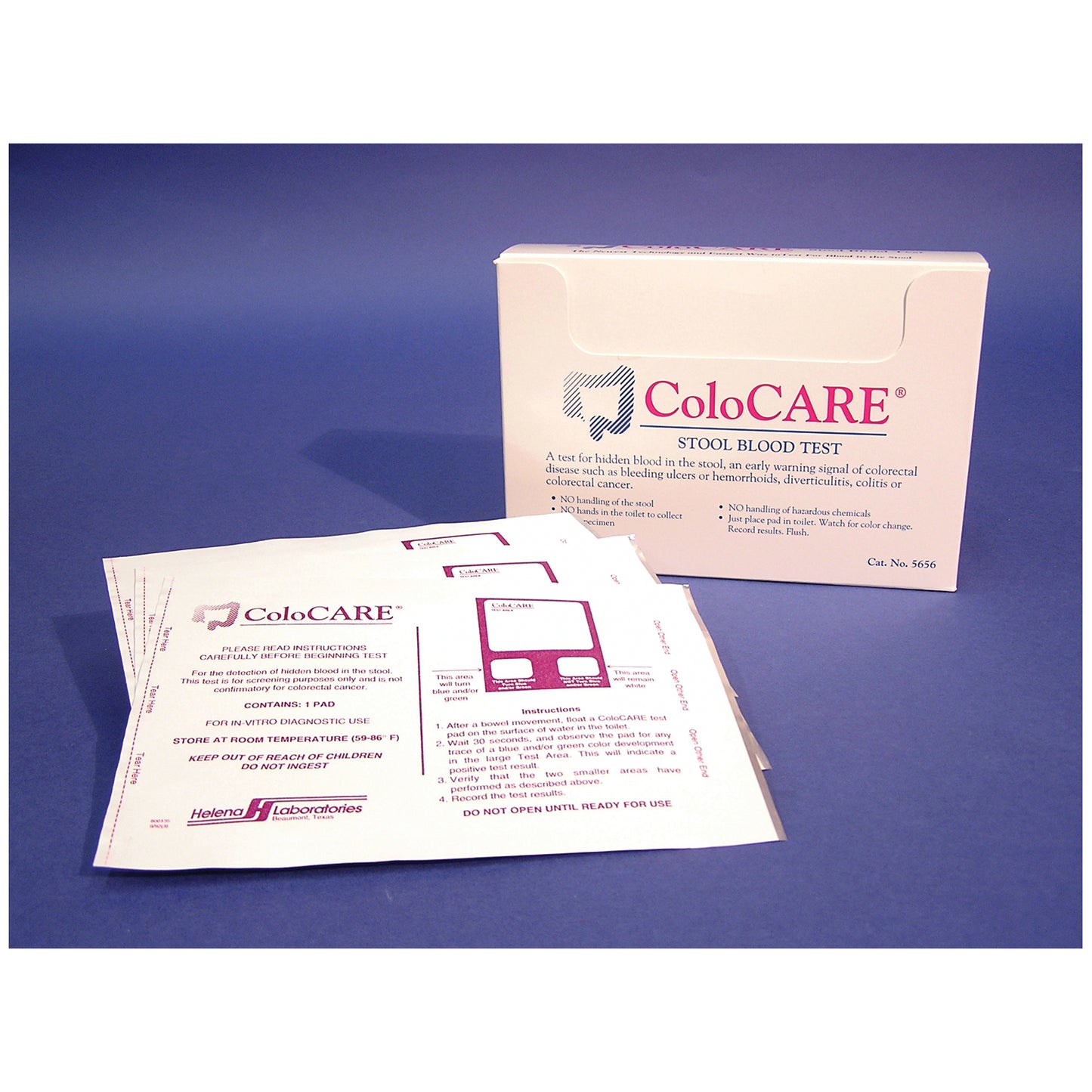 ColoCARE Hospital Pack, 100 Single Test Kits, 100 tests/cs