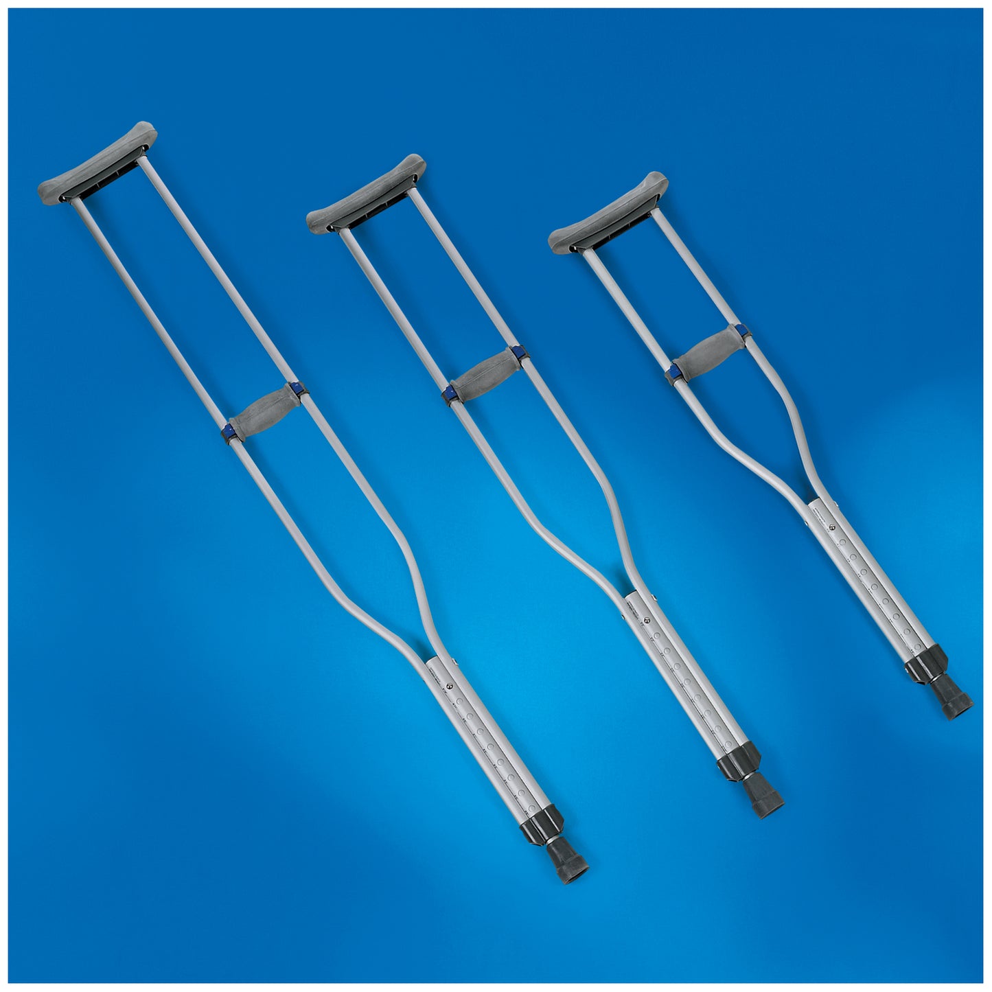 Adult Crutches, Adjustable, 8 pr/cs