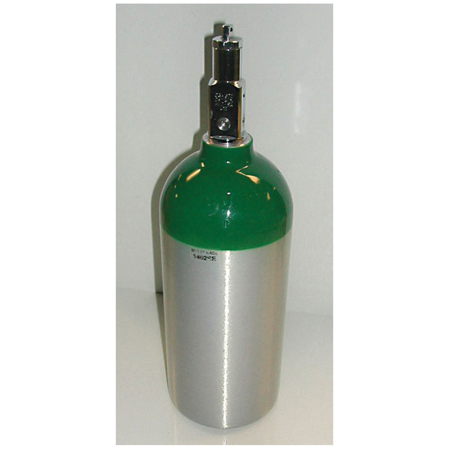 M9 (249 liters) Oxygen Cylinder, CGA-870 Post Valve, No On/ Off Lever, No Pressure Gauge (Surcharge May Apply)