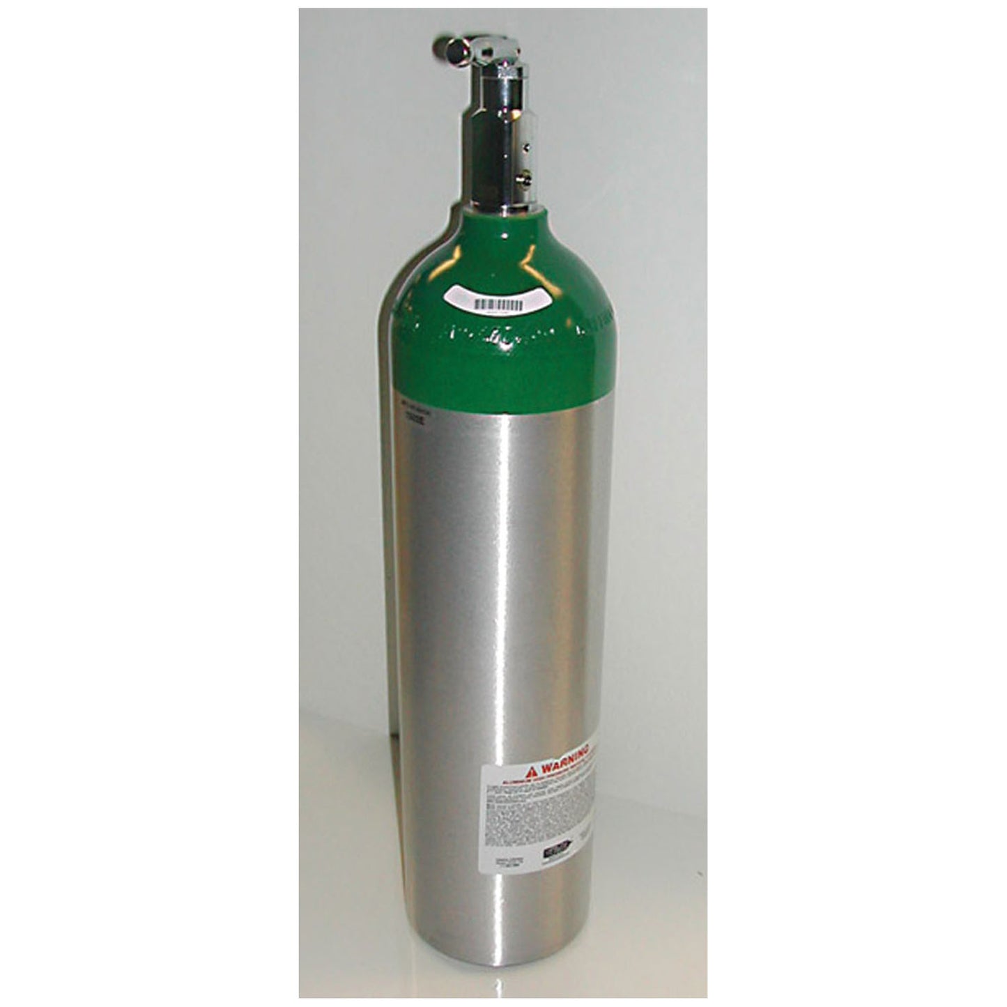 MD (416 liters) Oxygen Cylinder, CGA-870 Post Valve, On/ Off Lever, No Pressure Gauge (Surcharge May Apply)