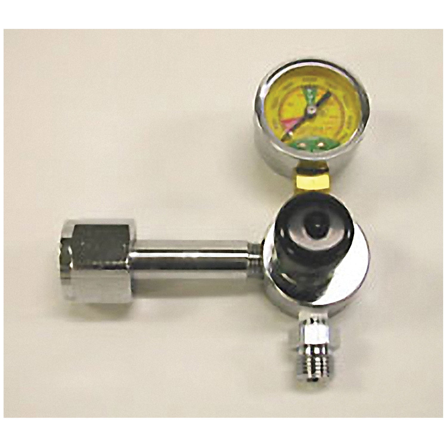 Mada High Flow Oxygen Regulators, 50 PSI Average, High Flow, CGA-540 Nut/ Nipple For H, S, K, M, T Tanks, Pressure Gauge, Single DISS Outlet, 50 PSI