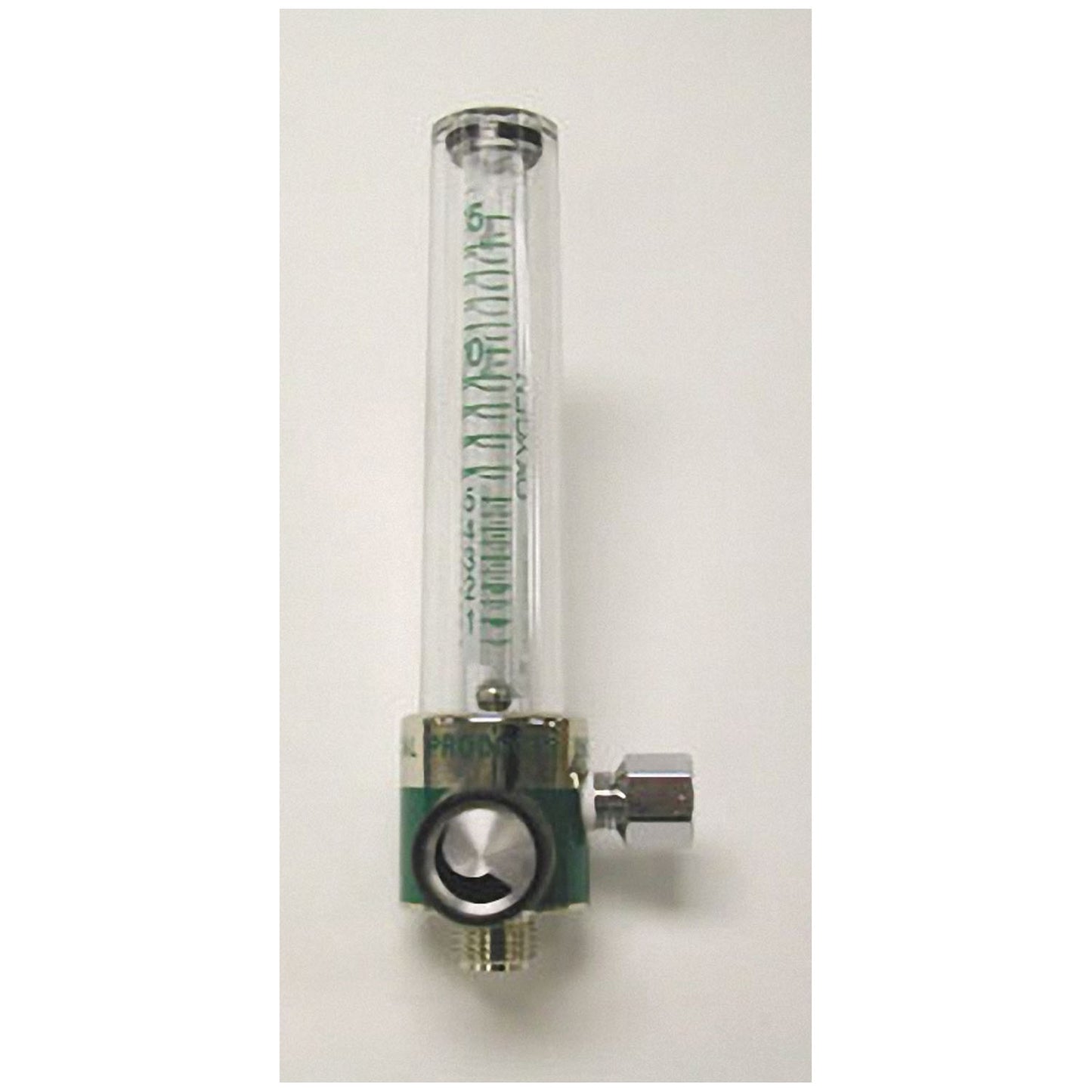 Oxygen Flowmeter, 1/2-15 LPM, 50 psi Back Inlet